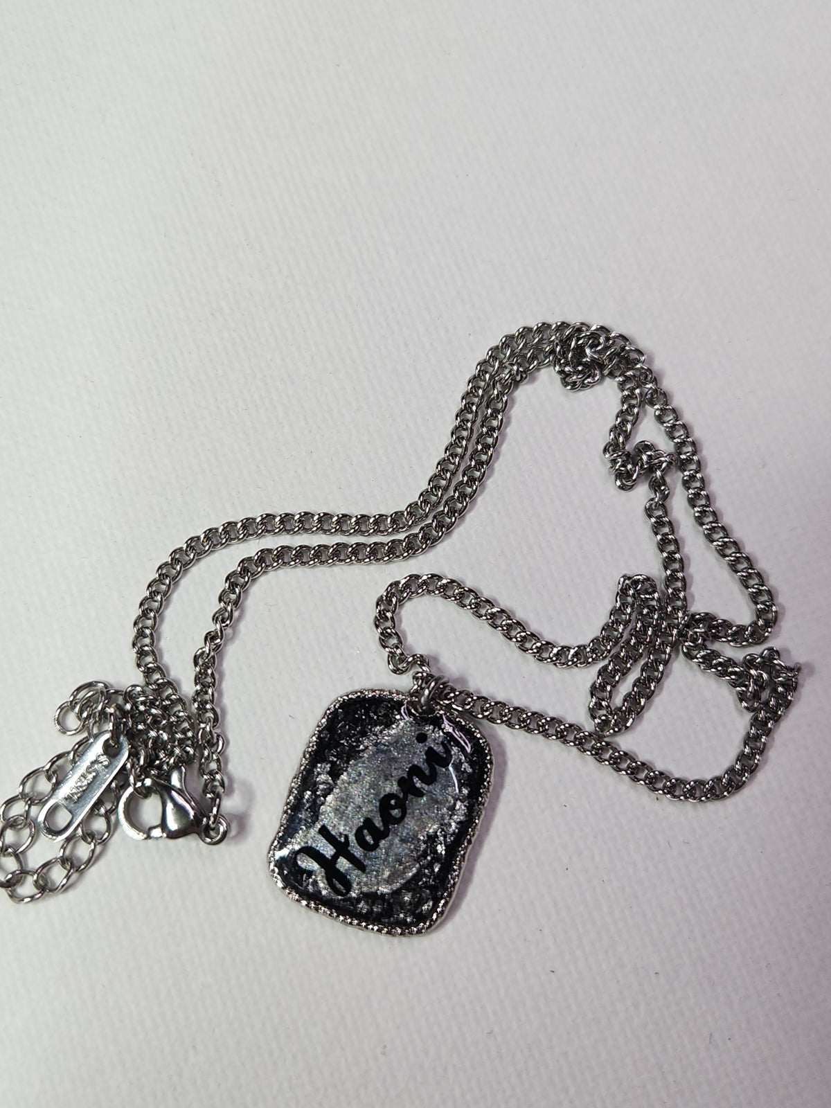 Collier avec médaille prénom