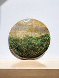 Plateau en bois et résine